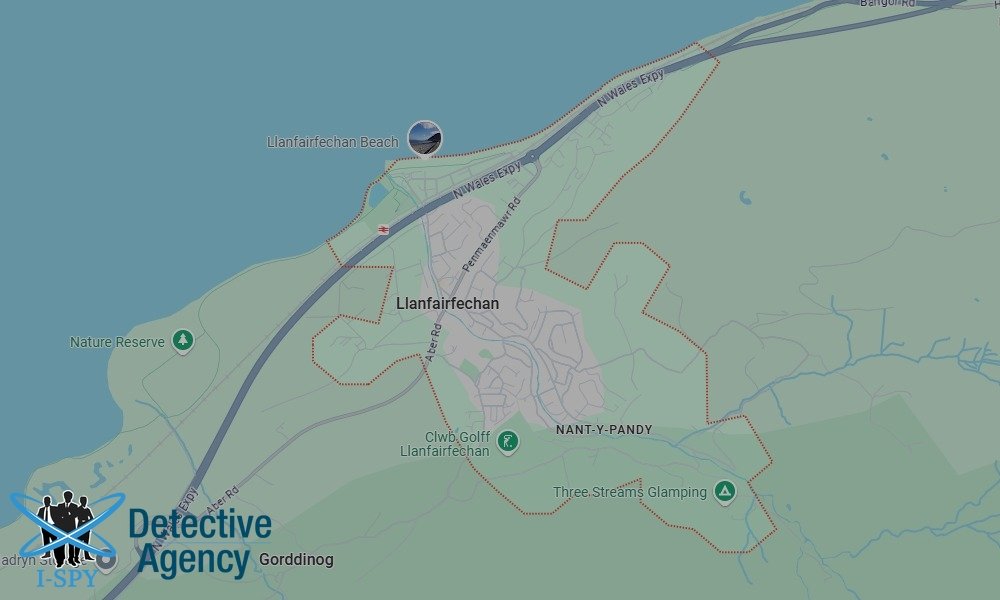 Our Detectives operate across the entire Llanfairfechan area