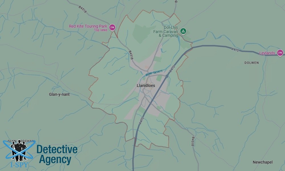 Our Detectives operate across the entire Llanidloes area