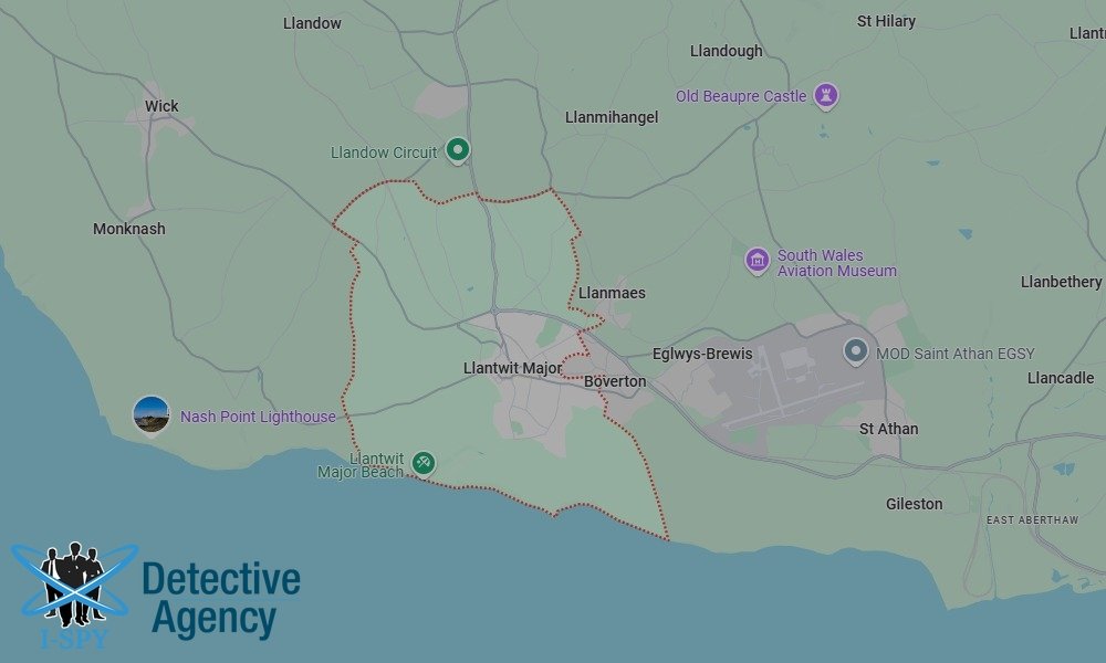 Our Detectives operate across the entire Llantwit Major area