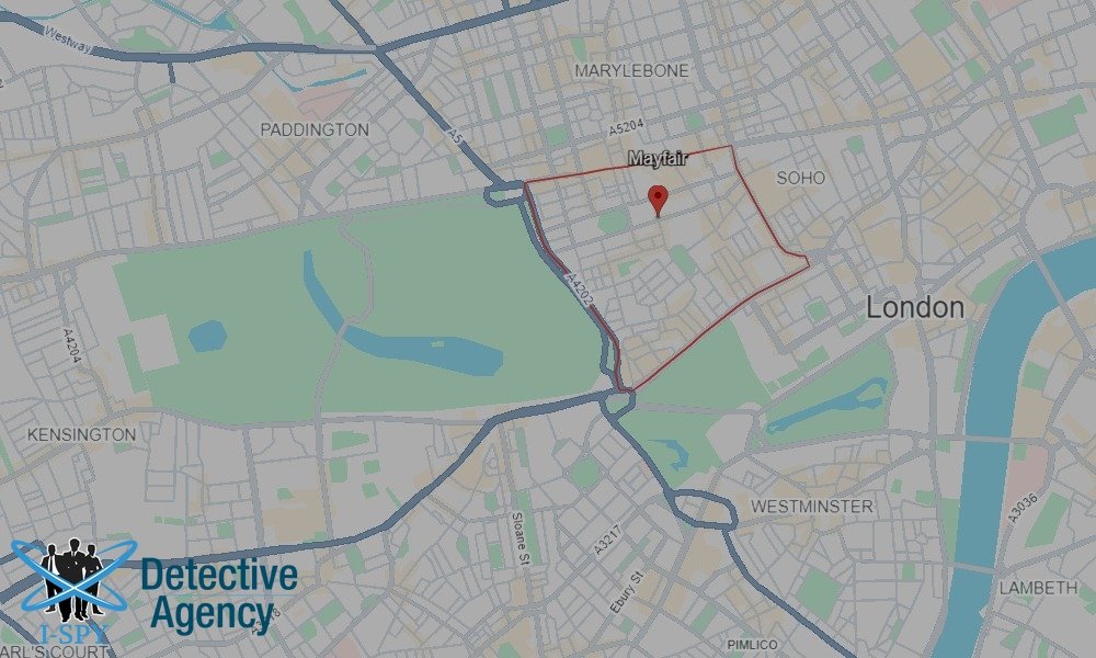 Our Detectives operate across the entire Mayfair area