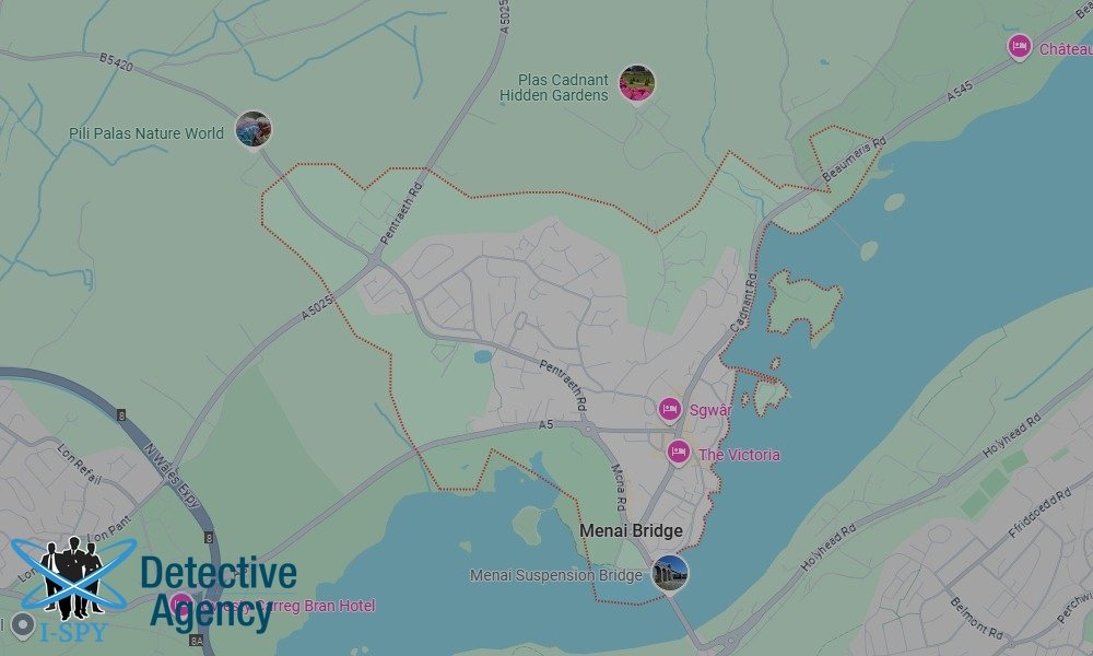 Our Detectives operate across the entire Menai Bridge area