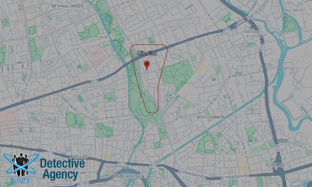 Our Detectives operate across the entire Mile End area