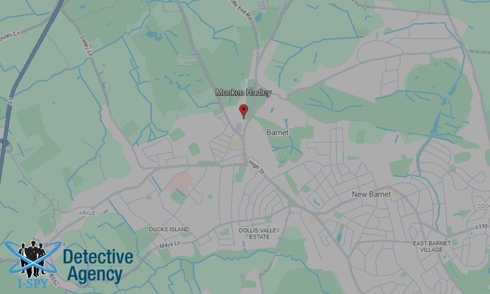 Our Detectives operate across the entire Monken Hadley area
