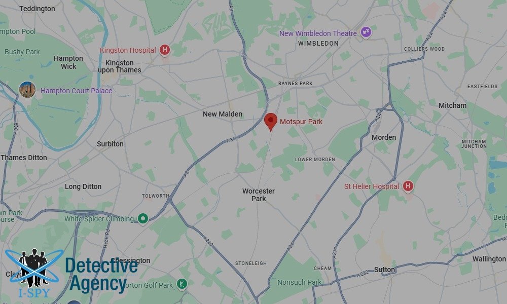Our Detectives operate across the entire Motspur Park area