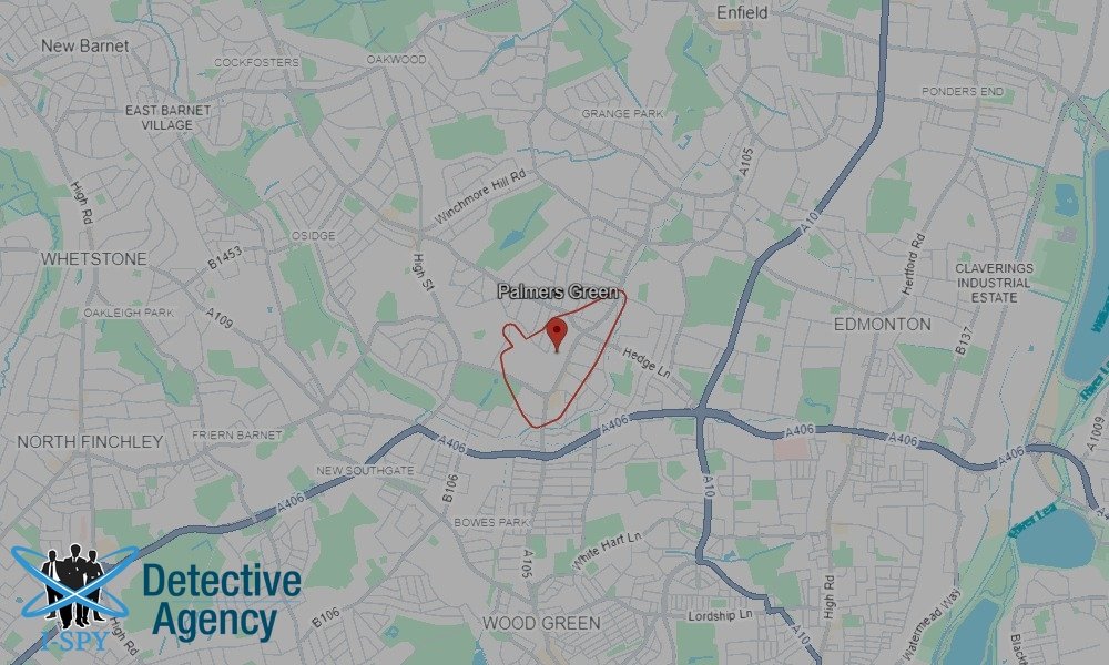 Our Detectives operate across the entire Palmers Green area