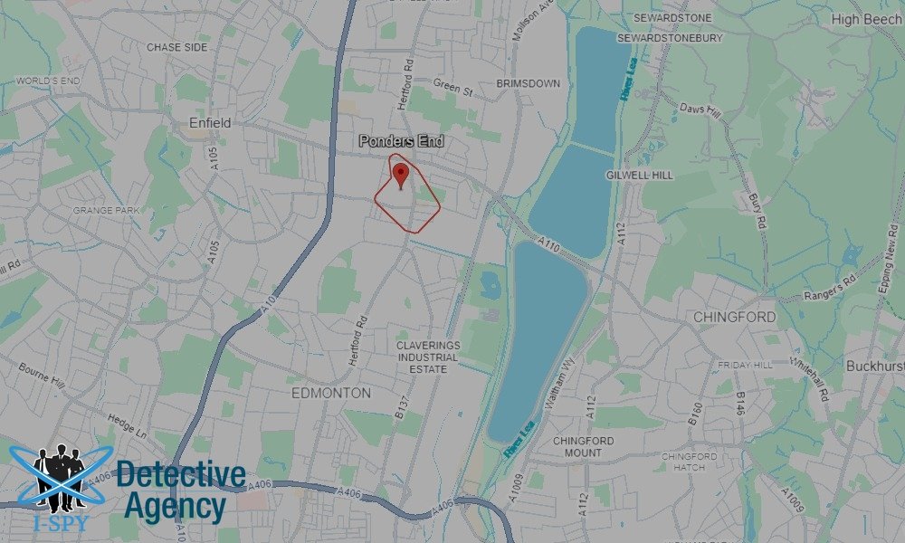 Our Detectives operate across the entire Ponders End area