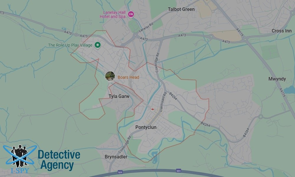 Our Detectives operate across the entire Pontyclun area