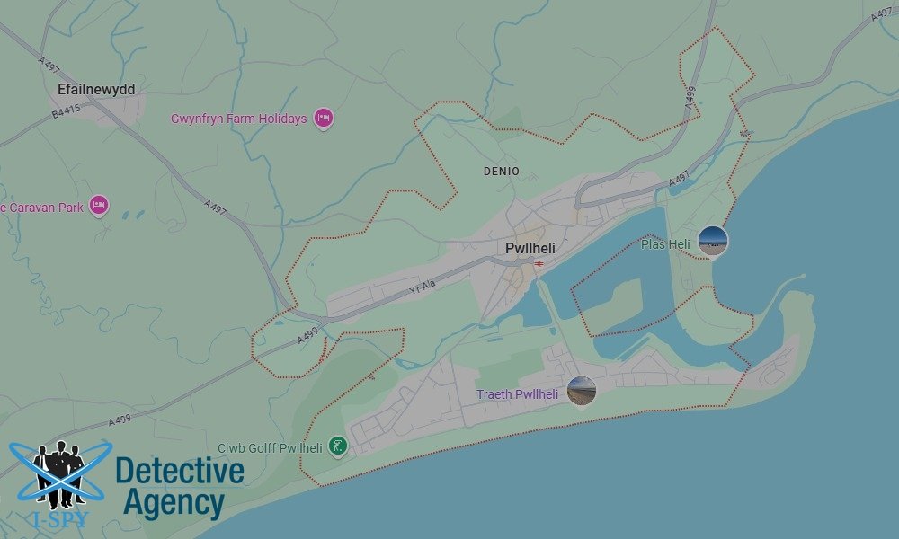 Our Detectives operate across the entire Pwllheli area