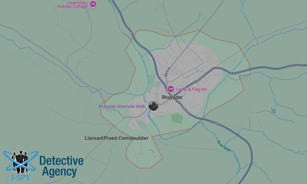 Our Detectives operate across the entire Rhayader area