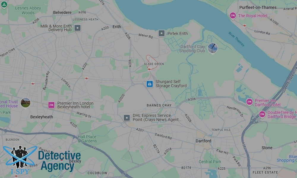 Our Detectives operate across the entire Slade Green area