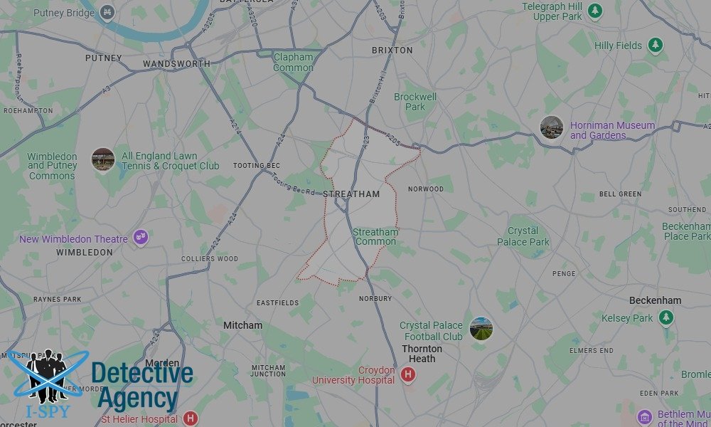 Our Detectives operate across the entire Streatham area
