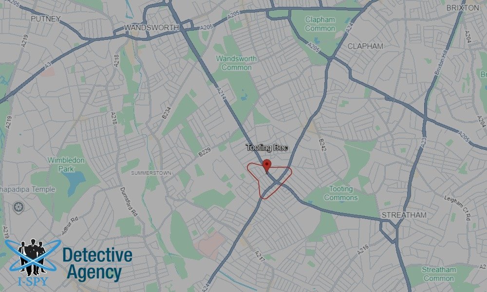 Our Detectives operate across the entire Tooting Bec area