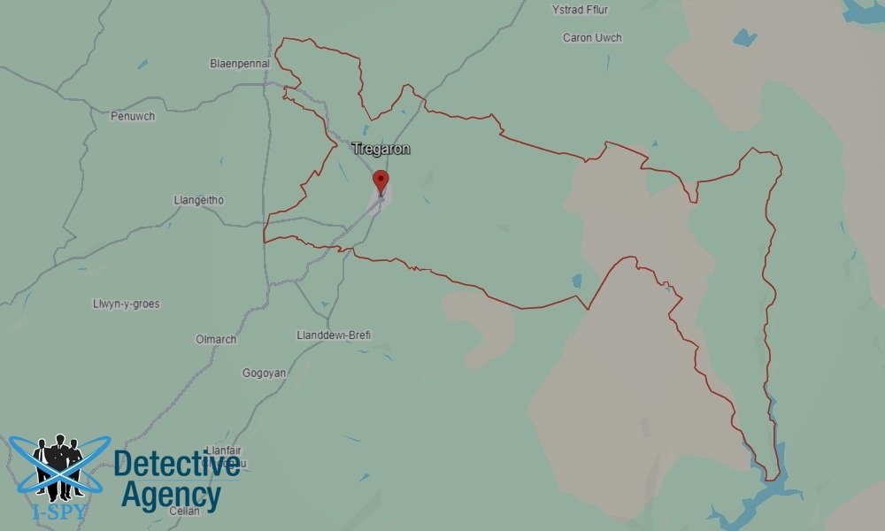 Our Detectives operate across the entire Tregaron area