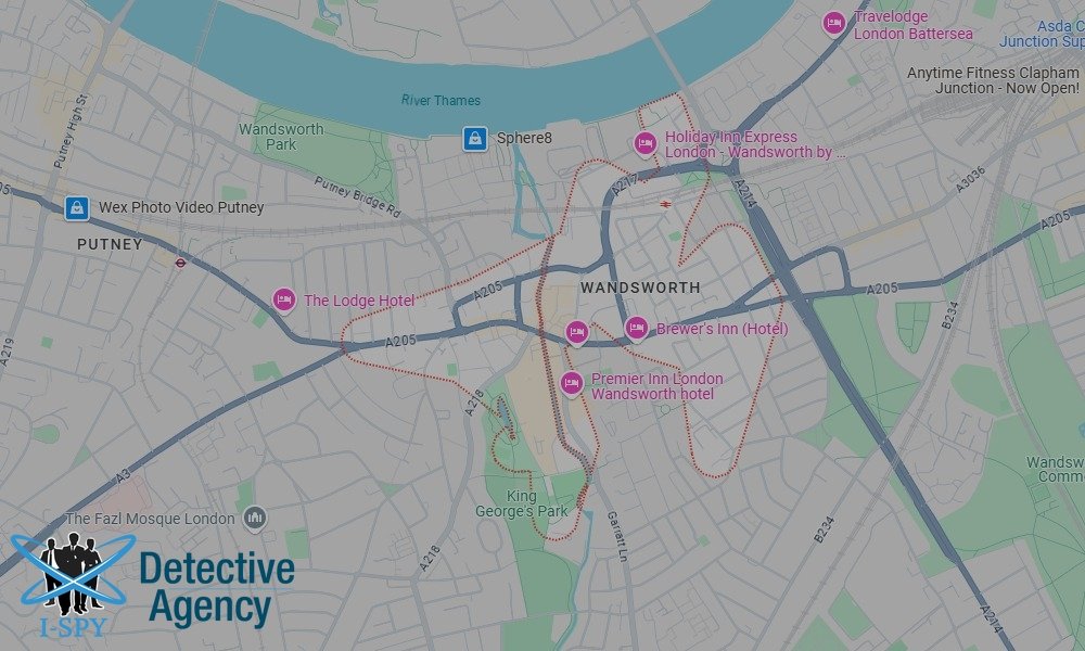 Our Detectives operate across the entire Wandsworth area