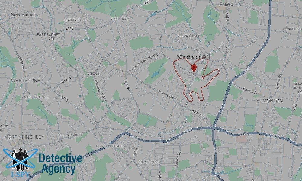 Our Detectives operate across the entire Winchmore Hill area
