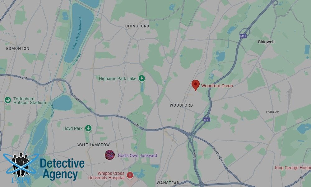 Our Detectives operate across the entire Woodford Green area
