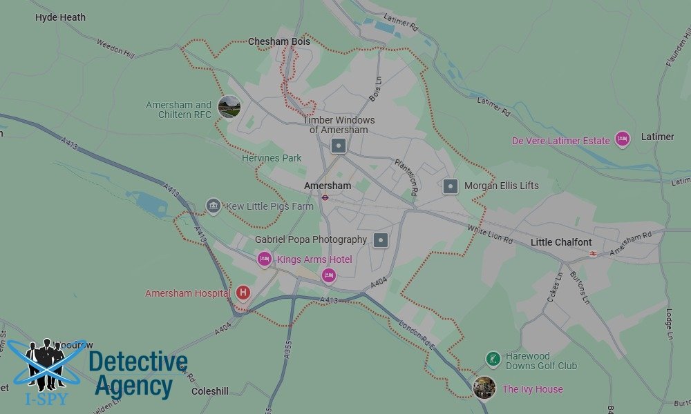 Locations our Tracing Agents serve in Amersham