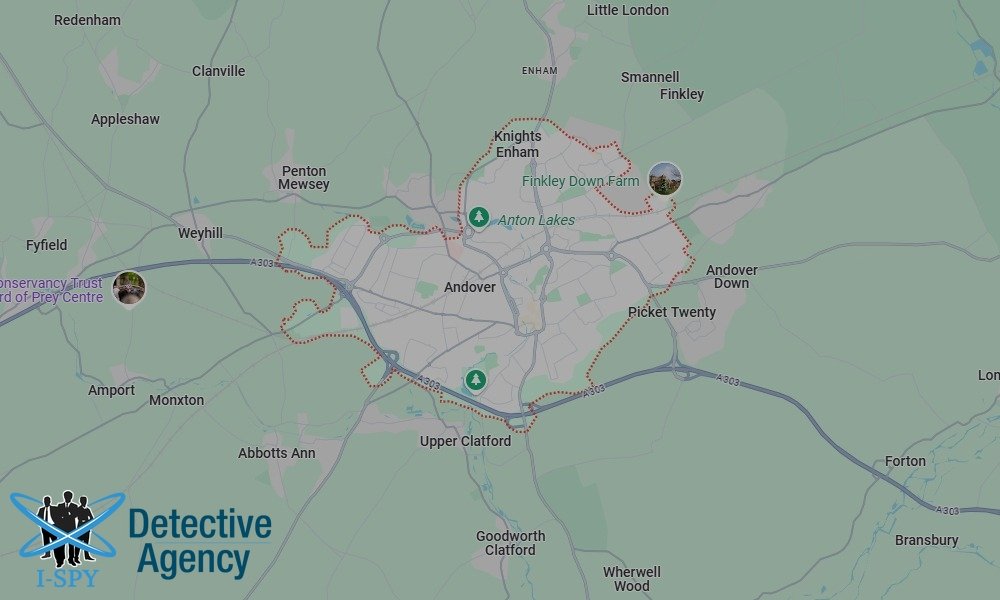 Locations our Tracing Agents serve in Andover