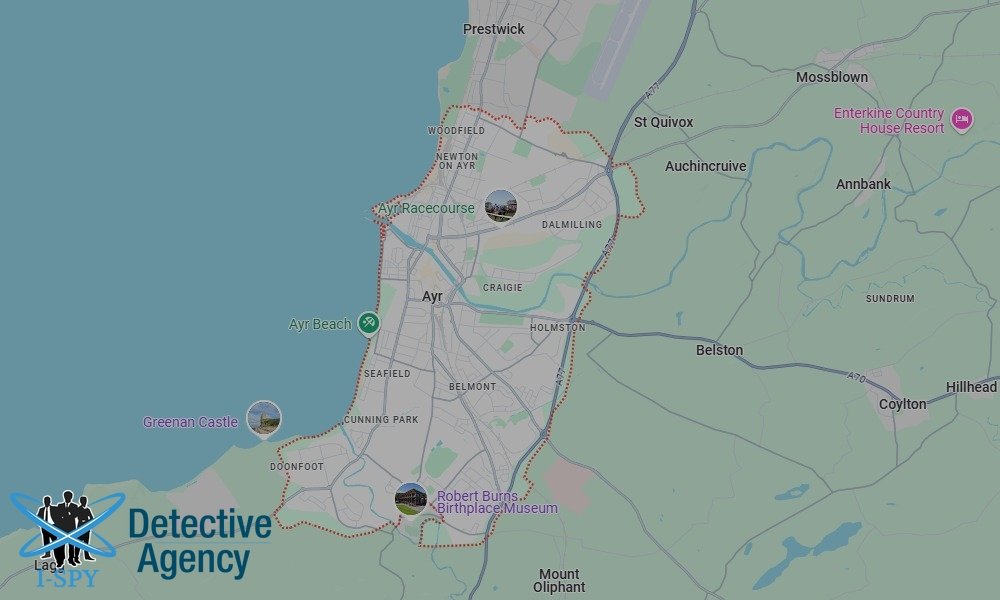 Locations our Tracing Agents serve in Ayr
