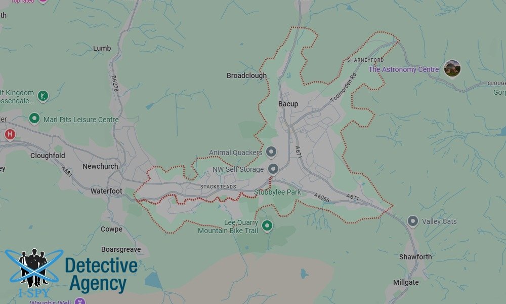 Locations our Tracing Agents serve in Bacup