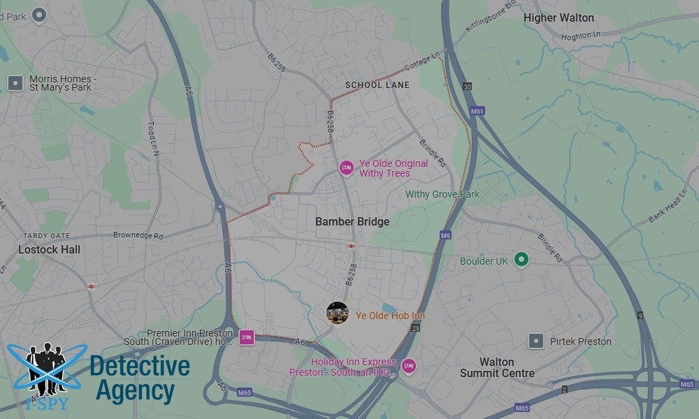 Locations our Tracing Agents serve in Bamber Bridge