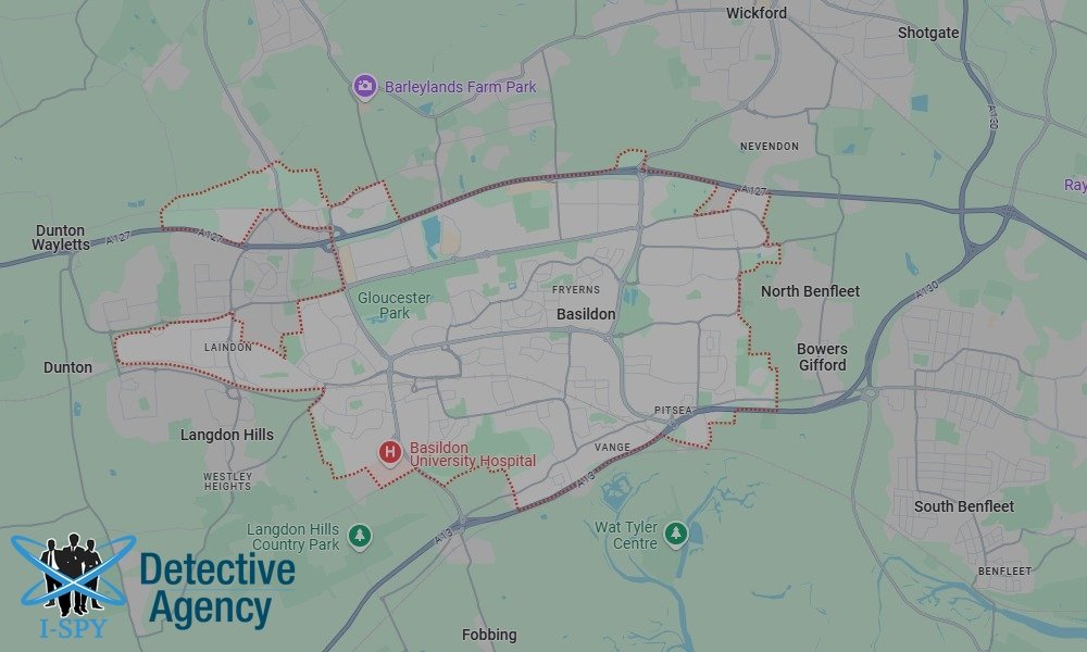 Locations our Tracing Agents serve in Basildon