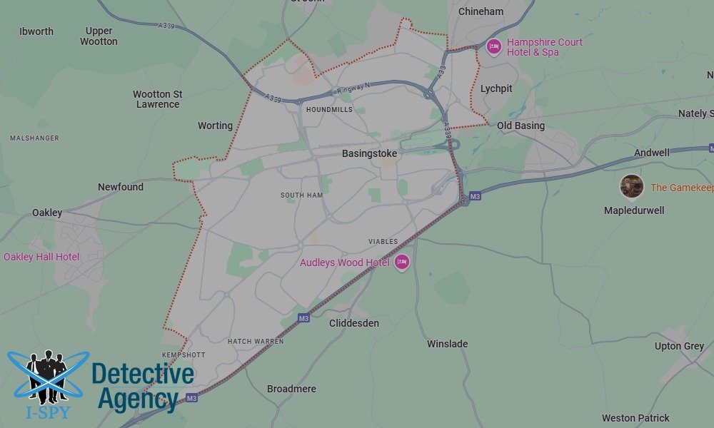 Locations our Tracing Agents serve in Basingstoke