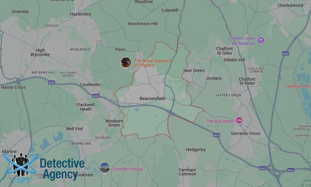 Locations our Tracing Agents serve in Beaconsfield