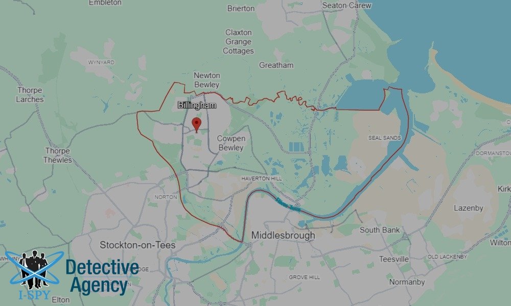 Locations our Tracing Agents serve in Billingham