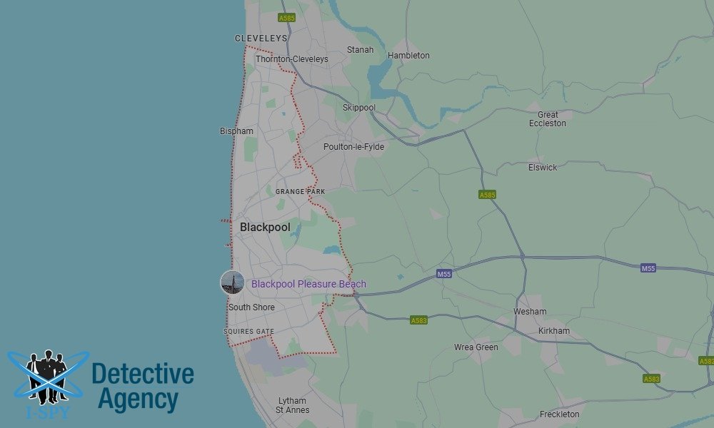 Locations our Tracing Agents serve in Blackpool