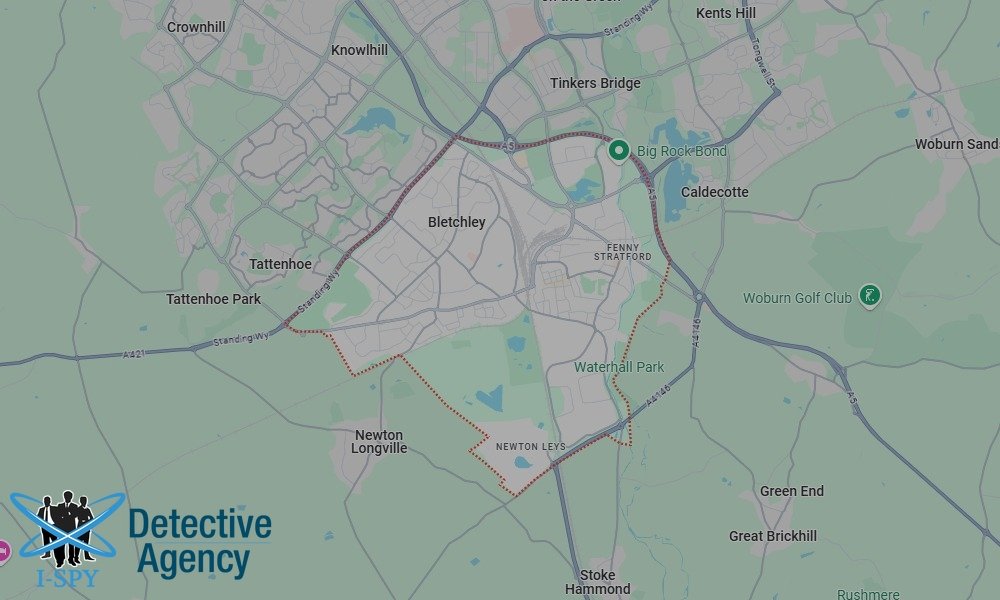 Locations our Tracing Agents serve in Bletchley