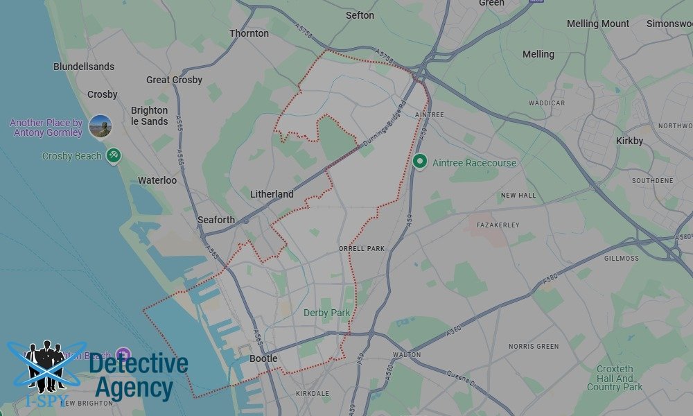 Locations our Tracing Agents serve in Bootle