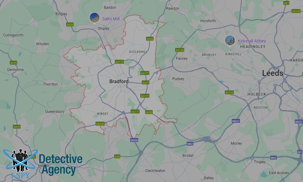 Locations our Tracing Agents serve in Bradford