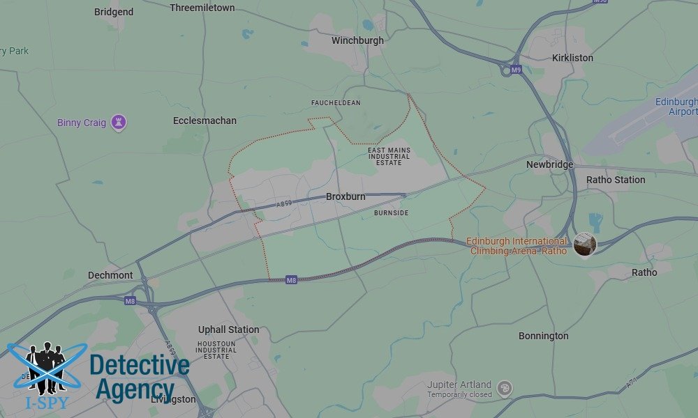 Locations our Tracing Agents serve in Broxburn