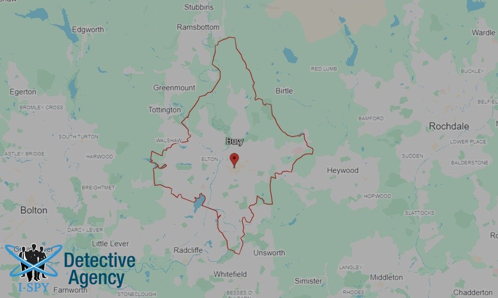 Locations our Tracing Agents serve in Bury