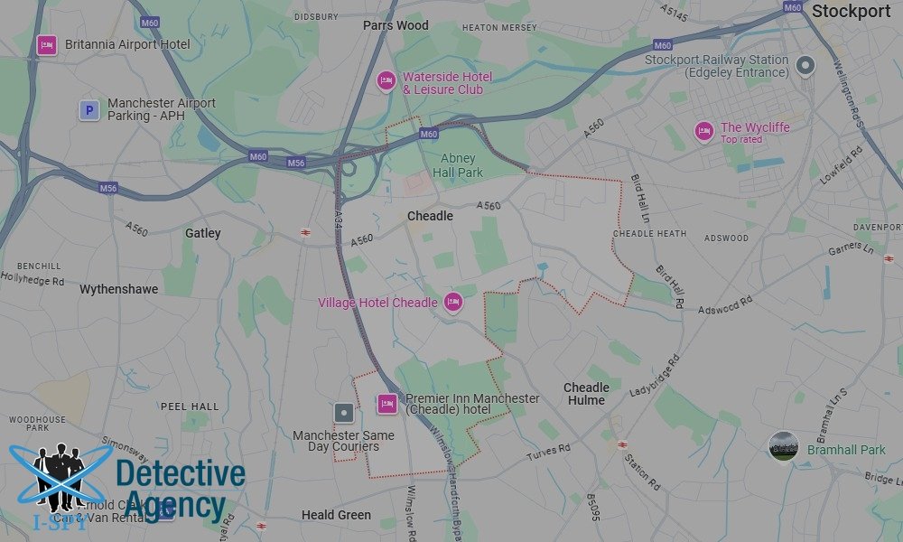 Locations our Tracing Agents serve in Cheadle