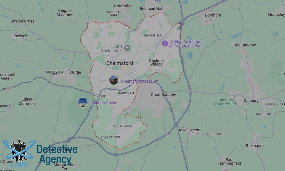 Locations our Tracing Agents serve in Chelmsford