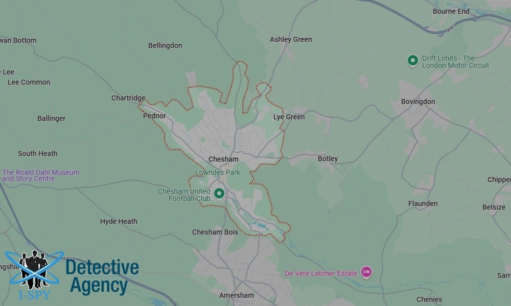 Locations our Tracing Agents serve in Chesham