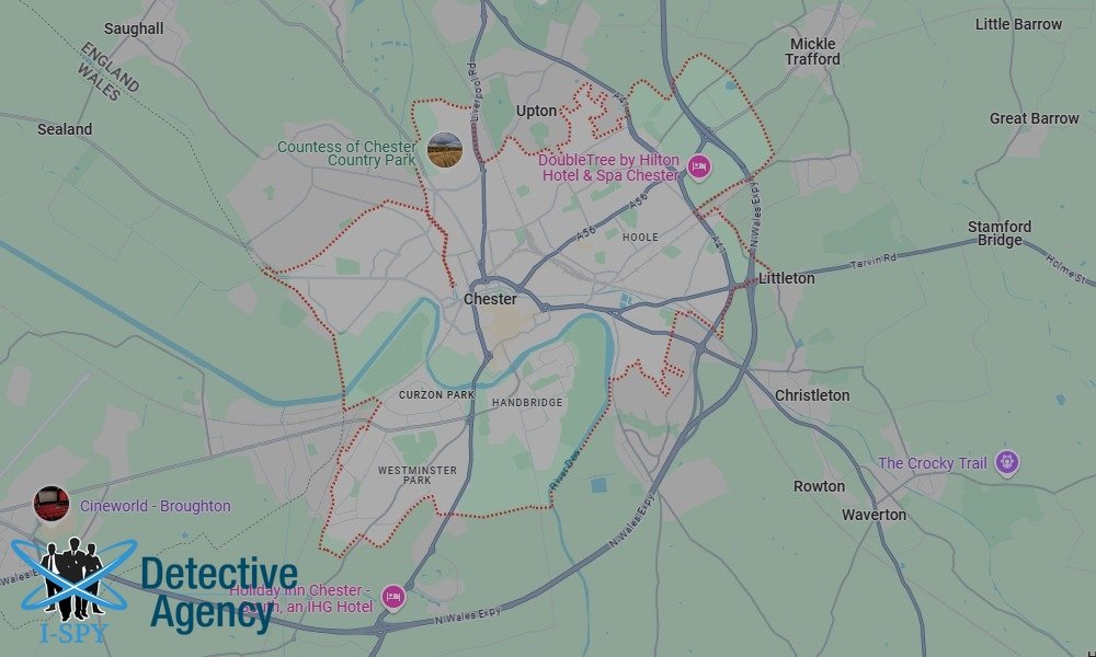 Locations our Tracing Agents serve in Chester