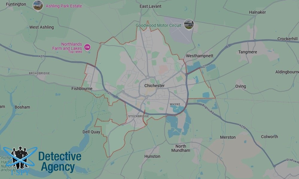 Locations our Tracing Agents serve in Chichester