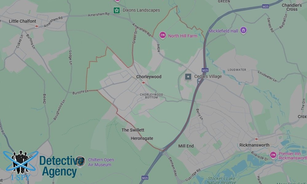 Locations our Tracing Agents serve in Chorleywood
