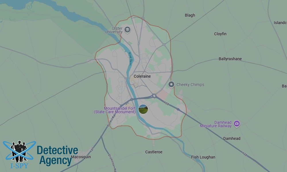 Locations our Tracing Agents serve in Coleraine