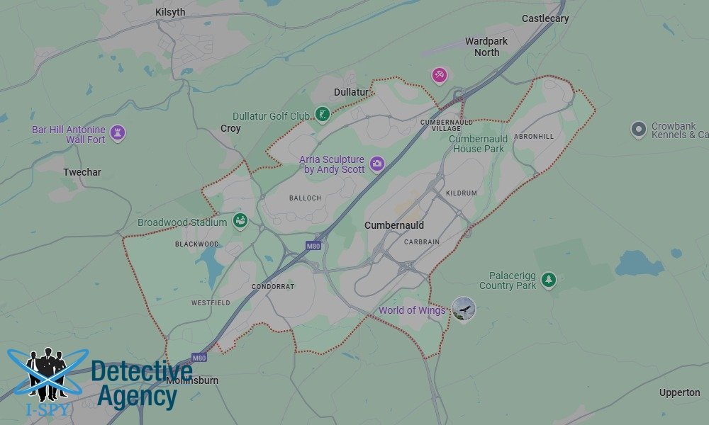 Locations our Tracing Agents serve in Cumbernauld
