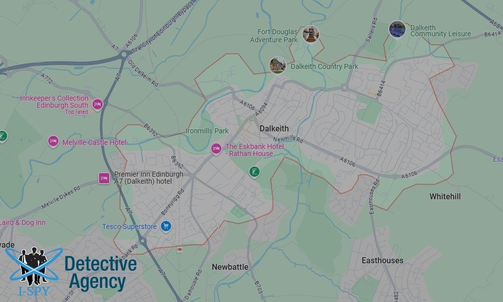 Locations our Tracing Agents serve in Dalkieth