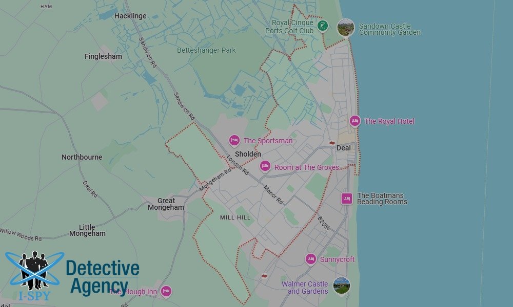 Locations our Tracing Agents serve in Deal