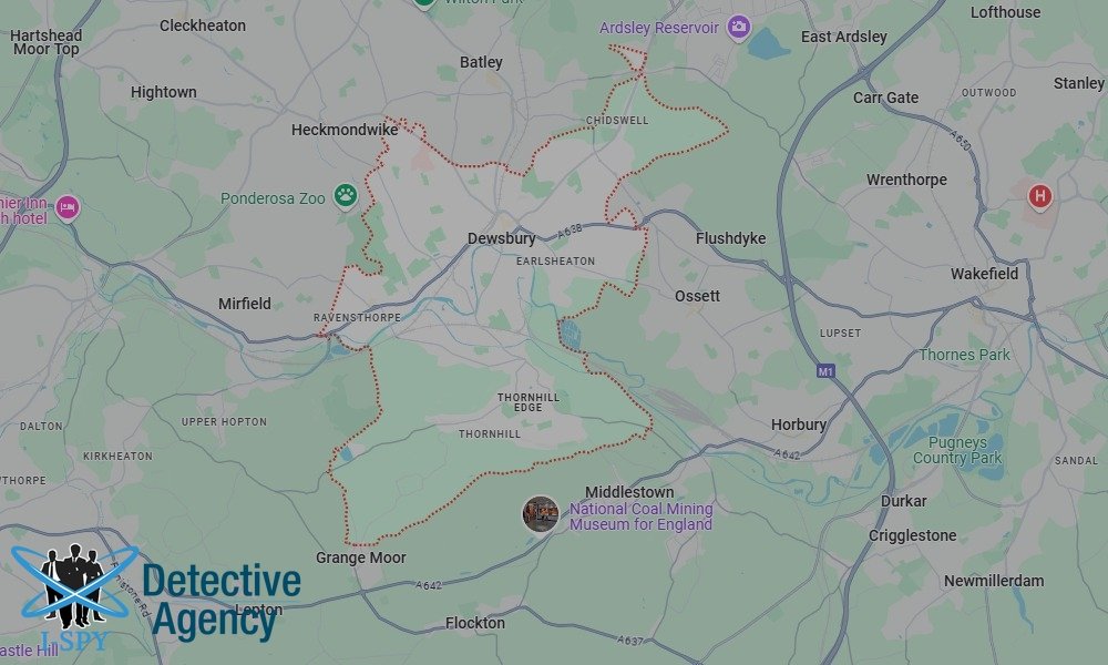 Locations our Tracing Agents serve in Dewsbury