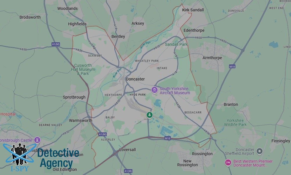 Locations our Tracing Agents serve in Doncaster
