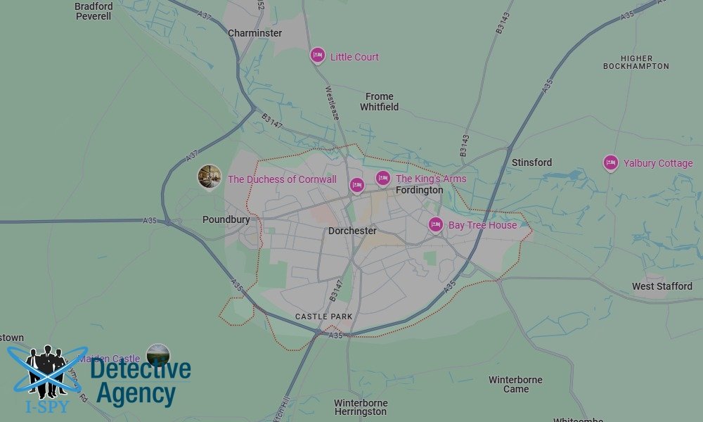 Locations our Tracing Agents serve in Dorchester