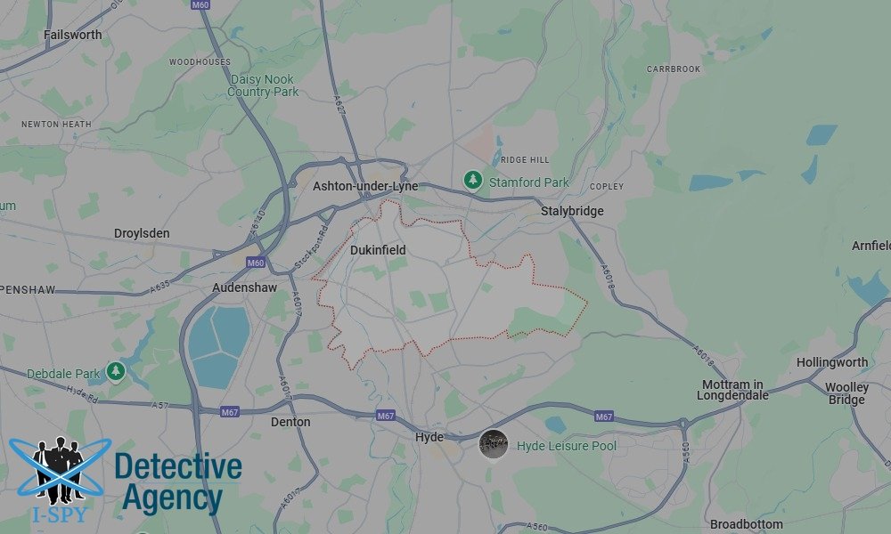 Locations our Tracing Agents serve in Dukinfield