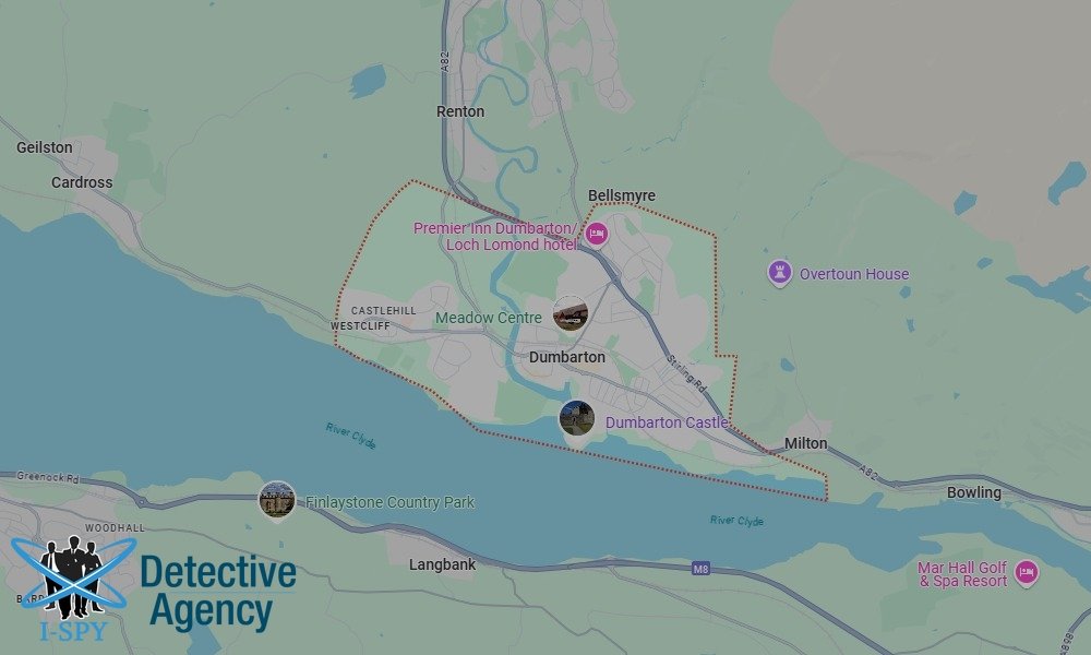Locations our Tracing Agents serve in Dumbarton